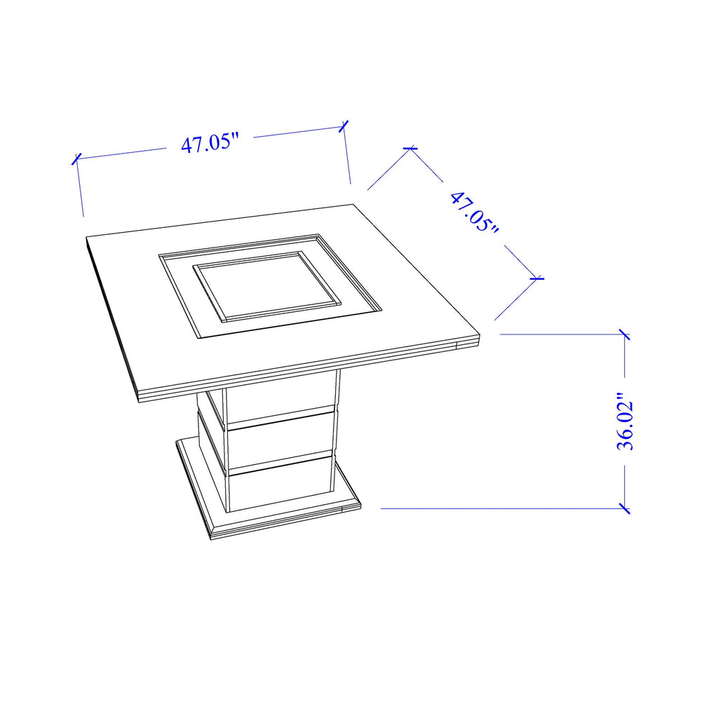 Ariya - 5 Pieces Bar Table And Bar Stool Set by Unique Piece Furniture