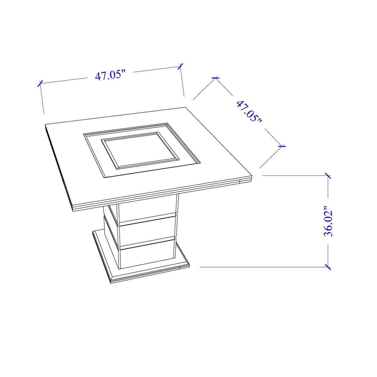 Ariya - 5 Pieces Bar Table And Bar Stool Set by Unique Piece Furniture