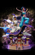 Statue Aladdin and Jasmine Deluxe - Disney 100th - Aladdin - Art Scale 1/10 - Iron Studios by Iron Studios Collectibles Store