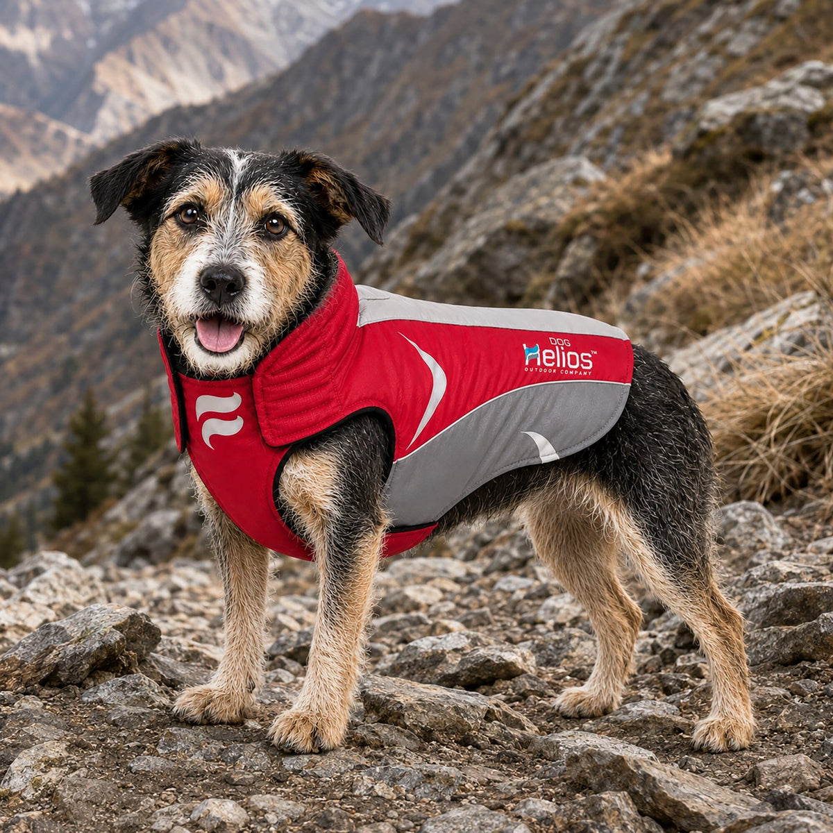 Dog Helios ® Altitude-Mountaineer Wrap-Hook-and-Loop Waterproof Dog Coat by Pet Life