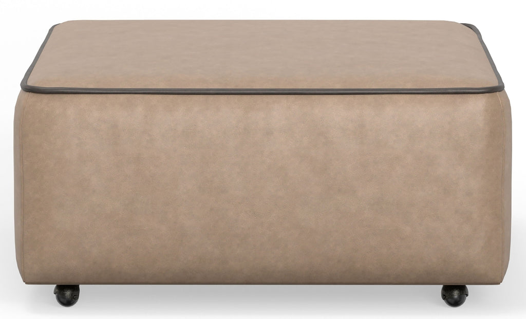 Nico - Castered Cocktail Ottoman by Unique Piece Furniture