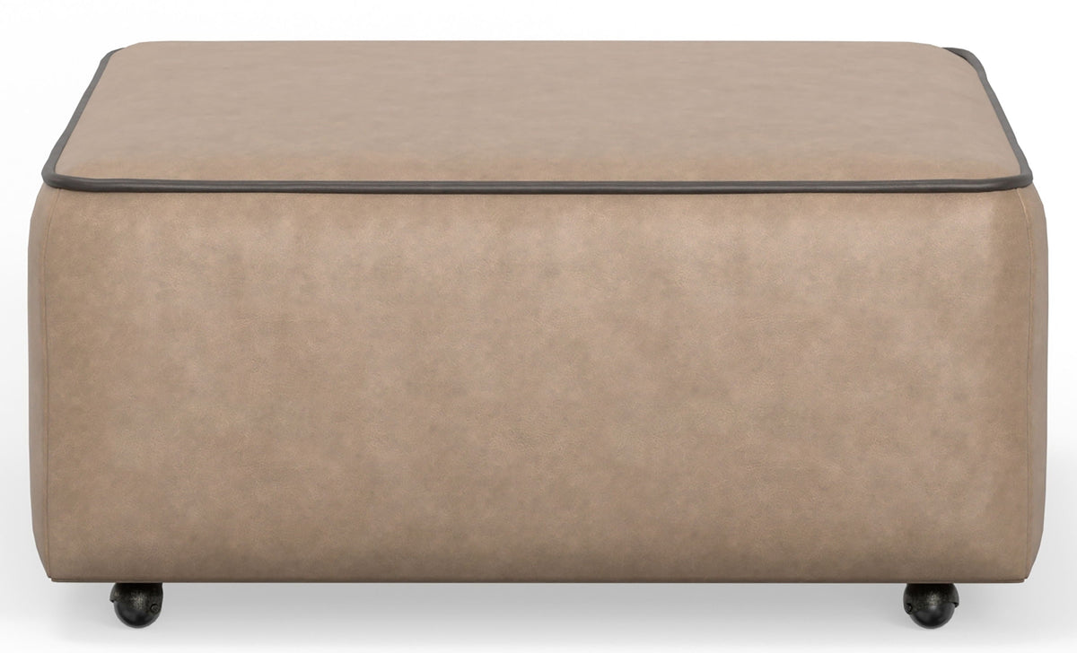 Nico - Castered Cocktail Ottoman by Unique Piece Furniture