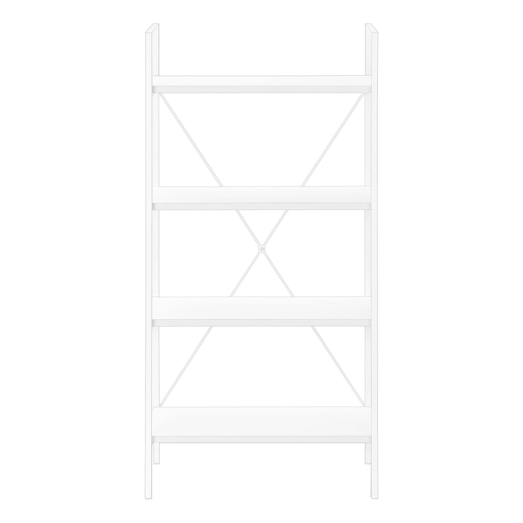 Bookshelf, Bookcase, 4 Tier, Office, Bedroom, Contemporary, Modern by Unique Piece Furniture
