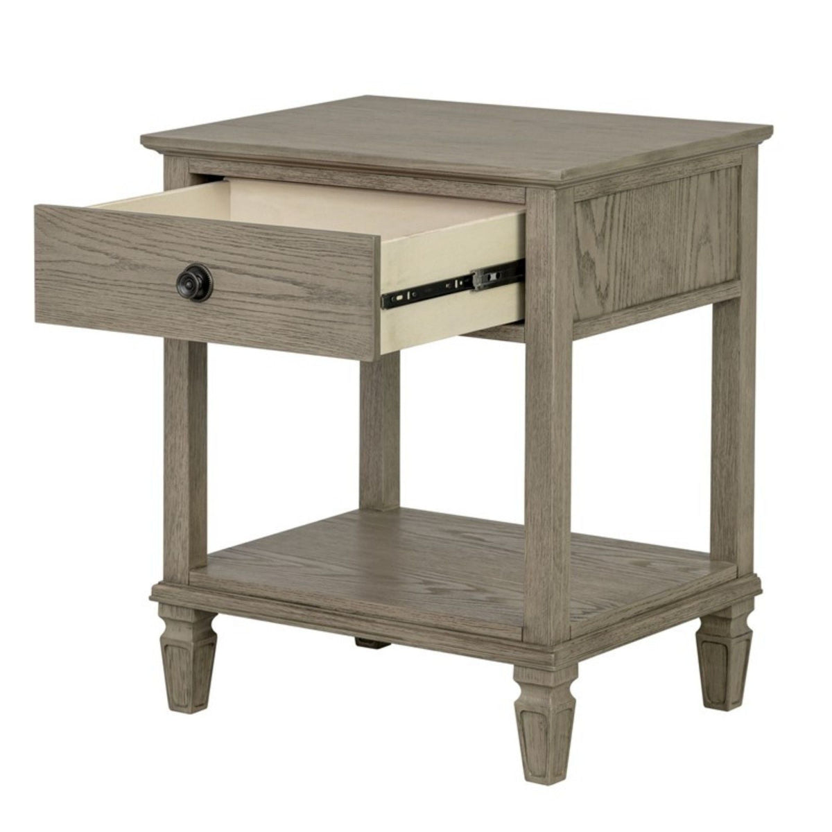 Victoria - Bedside Table With Drawer And Shelf by Unique Piece Furniture