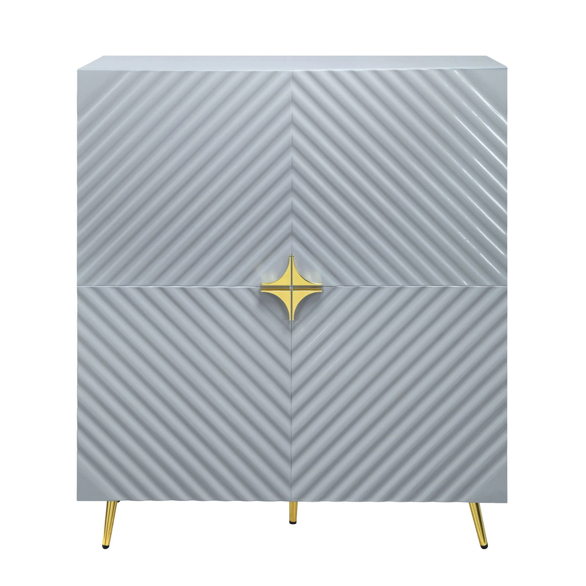 Gaines - High Gloss Accent Cabinet by Unique Piece Furniture