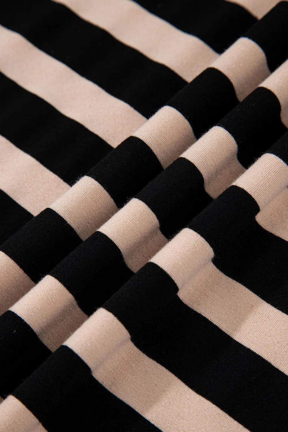Stripe Casual Round Neck Tee Dress with Pockets by Simply Love