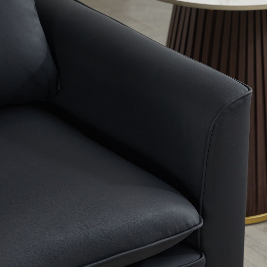 Nordic Retro Light Luxury Upholstered Sofa Chair by Unique Piece Furniture