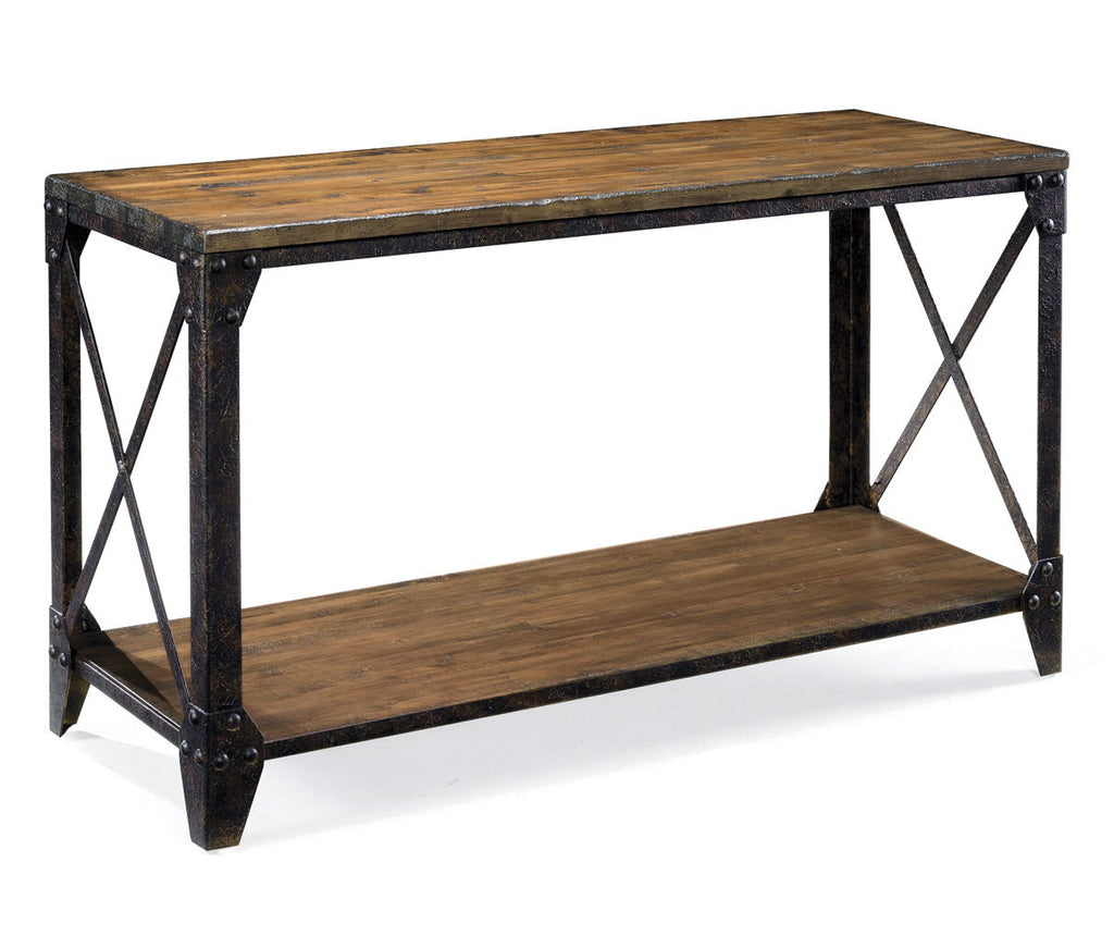 Pinebrook - Rectangular Sofa Table - Distressed Natural Pine by Unique Piece Furniture