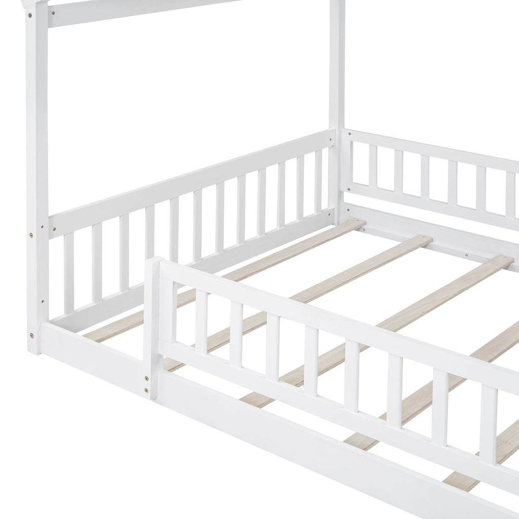 Bed House Bed Frame With Fence by Unique Piece Furniture