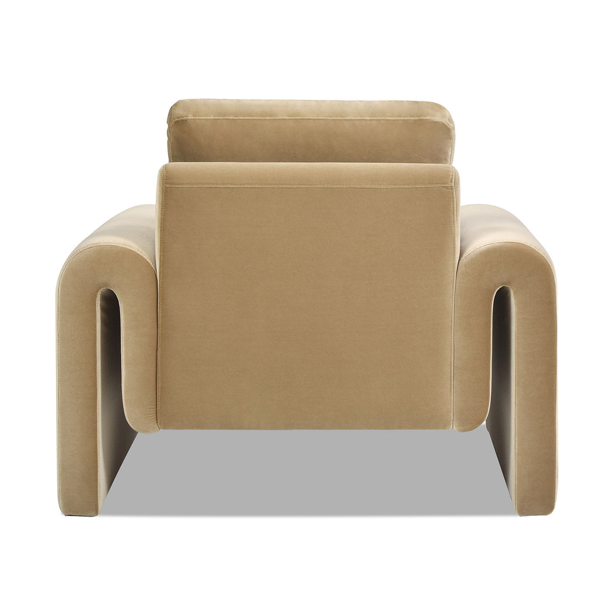 Mason - Arched Arm Chair - Camel Brown Beige by Unique Piece Furniture