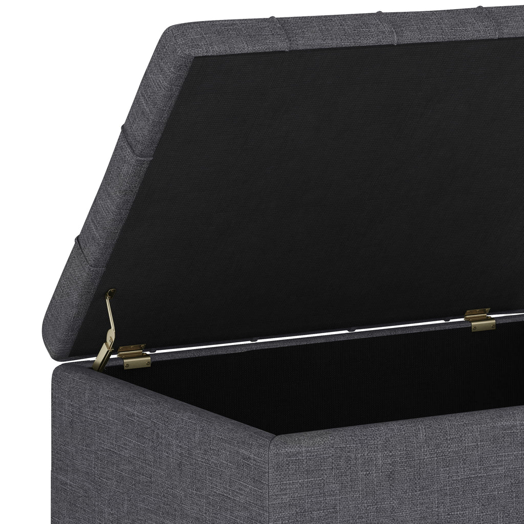 Harrison - Upholstered Coffee Table Storage Ottoman by Unique Piece Furniture