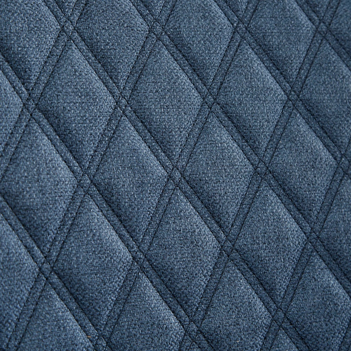 Accent Chair With Quilted Back And Silver Studs - Dark Blue by Unique Piece Furniture