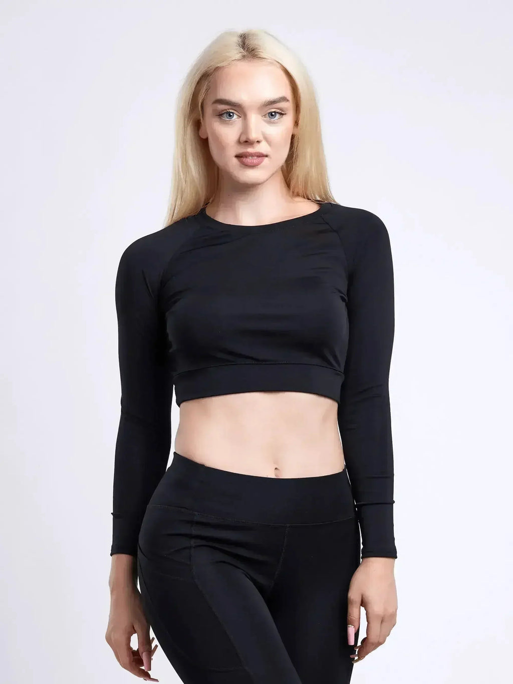 Long-Sleeve Crop Top by Femstylo