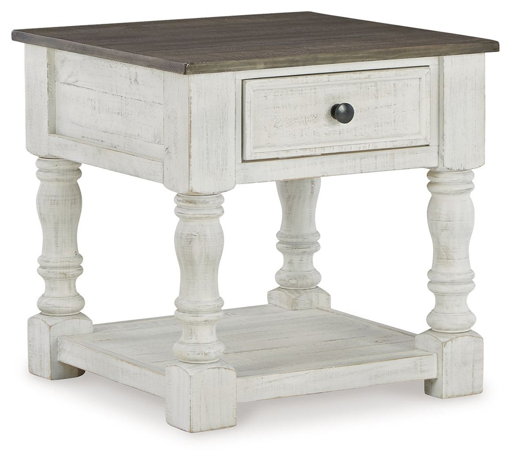 Havalance - Square End Table - White / Gray by Unique Piece Furniture