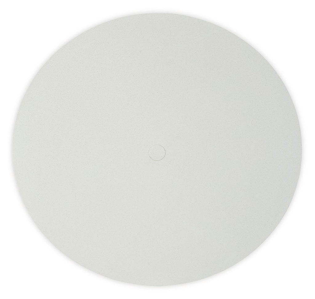 Seton Creek - Round Bar Table With Umbrella Option - Beige by Unique Piece Furniture