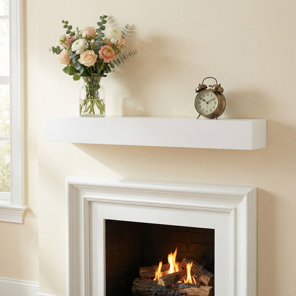 Fireplace Mantel Floating Shelf For Home Decor by Unique Piece Furniture