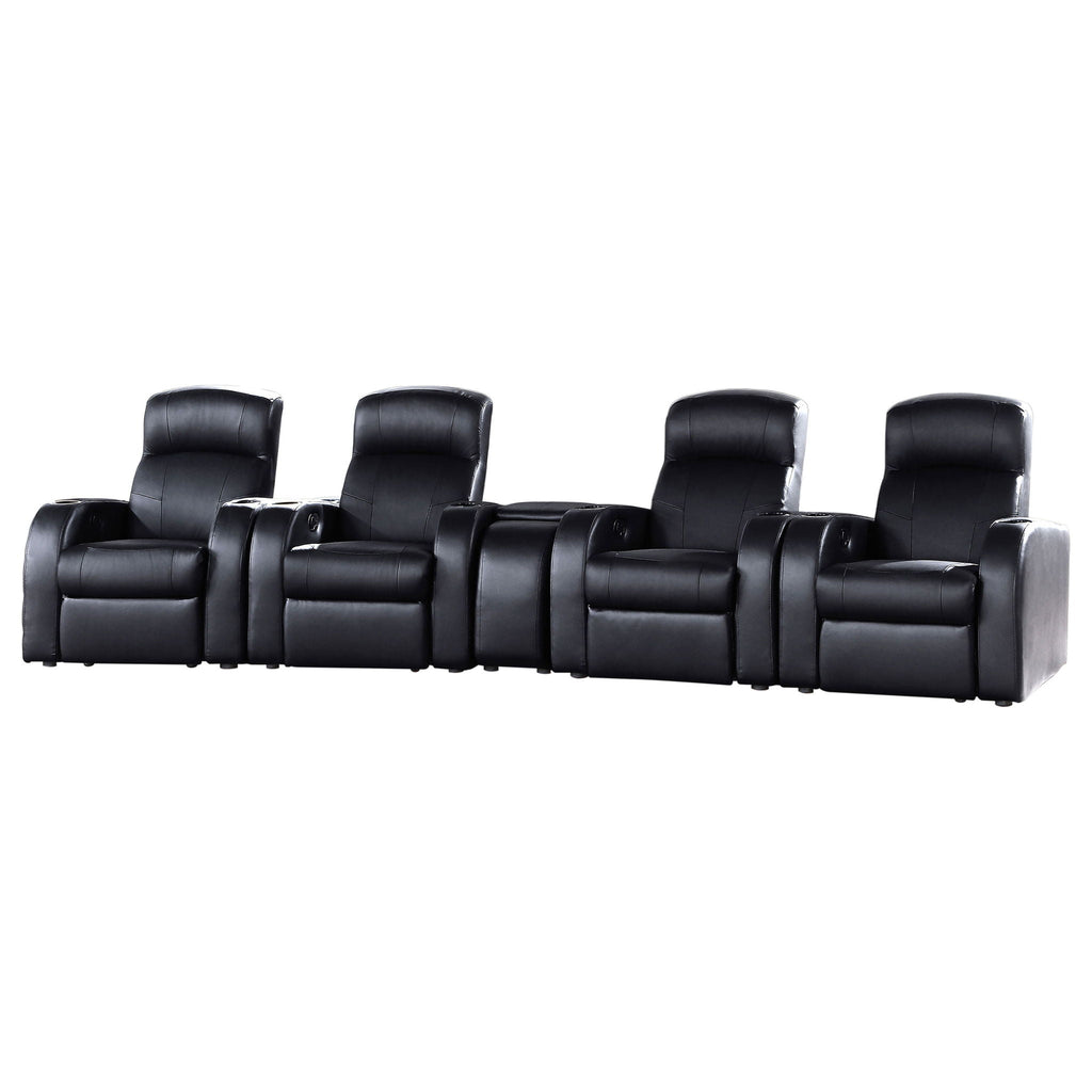 Cyrus 5-piece Upholstered Home Theater Seating by Unique Piece Furniture