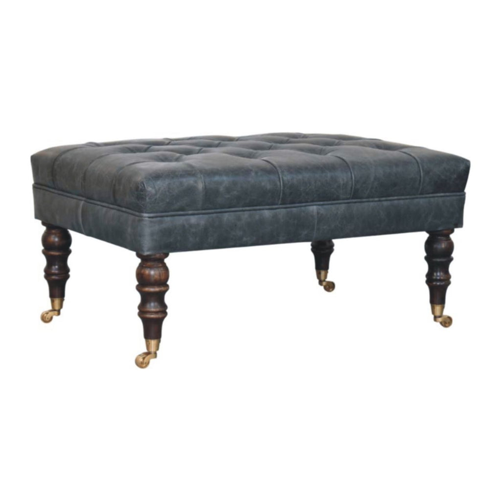 Buffalo - Ottoman With Castor Legs by Unique Piece Furniture