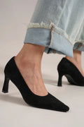 Beast Fashion Faux Suede Point Toe Pumps by Wild and Free Boutique