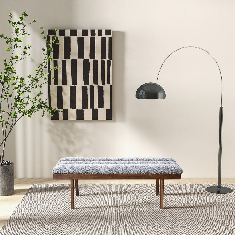 Warren - Bench - Ash Gray by Unique Piece Furniture