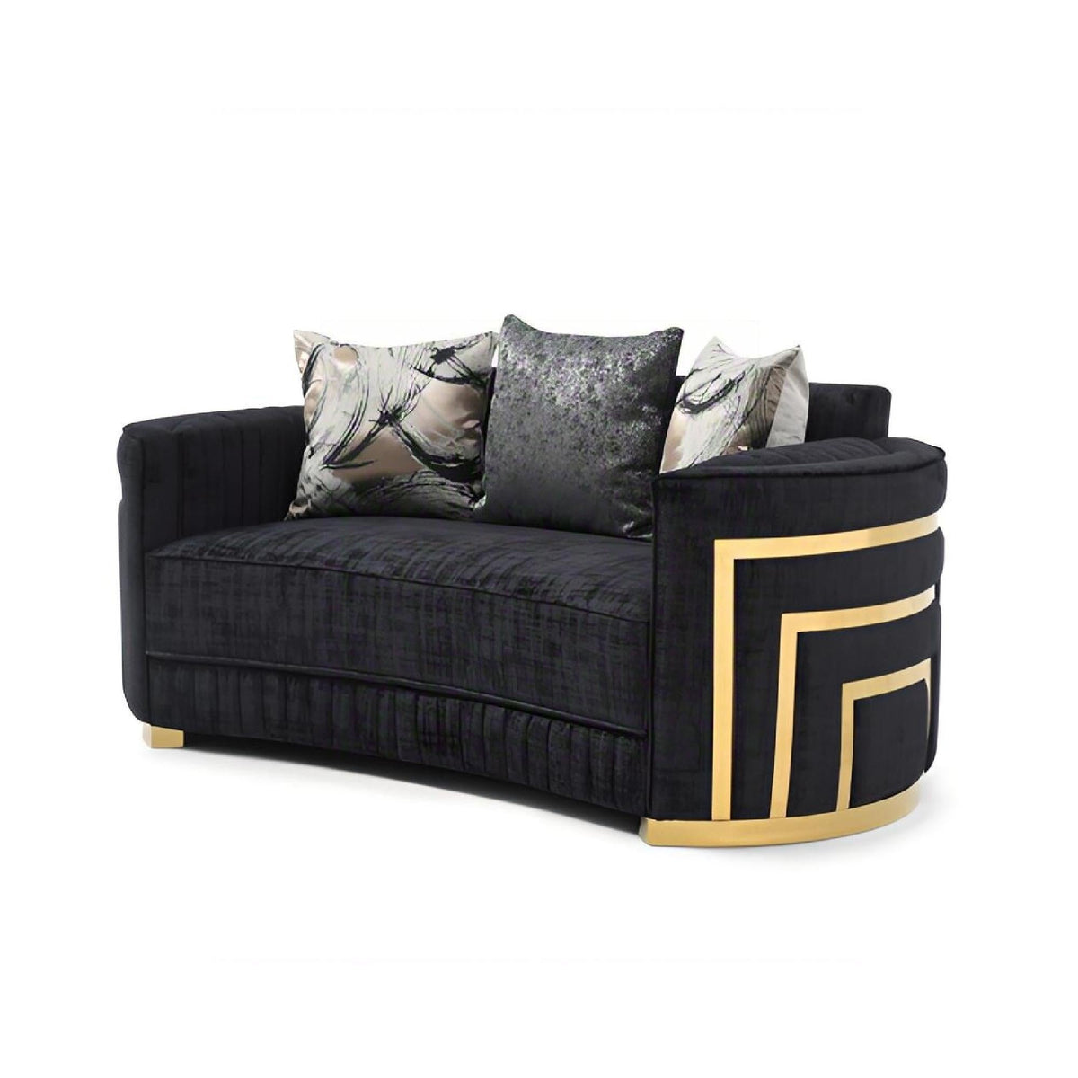 Soledad - Loveseat - Black by Unique Piece Furniture
