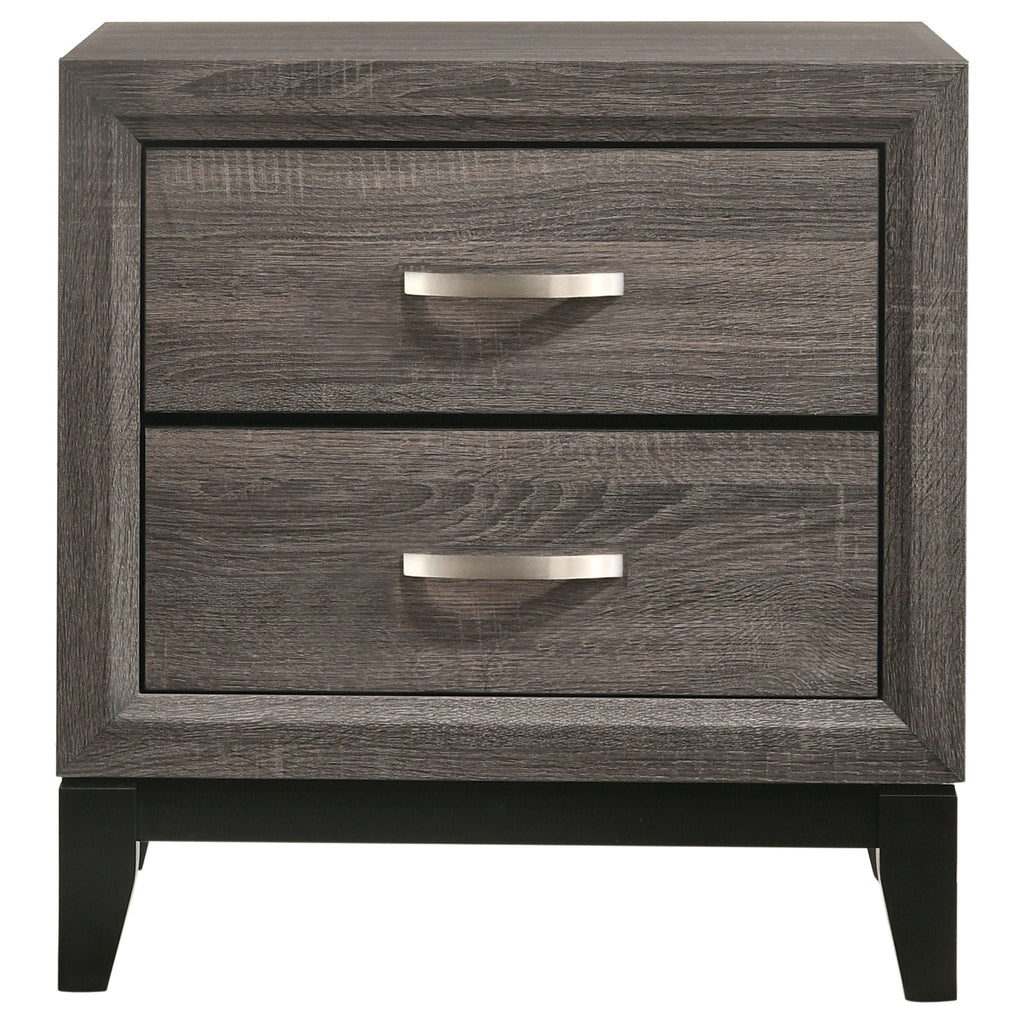 Watson Four-piece Eastern King Bedroom Set Grey Oak by Unique Piece Furniture