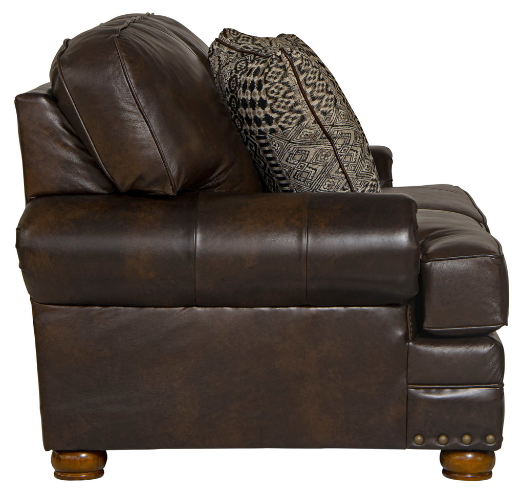 Roberto - Leather Loveseat - Cocoa by Unique Piece Furniture