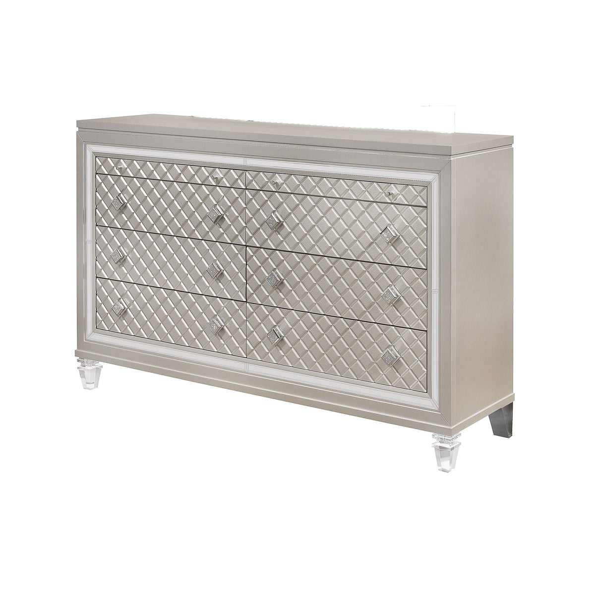 Cross - Glam Dresser - Champagne by Unique Piece Furniture