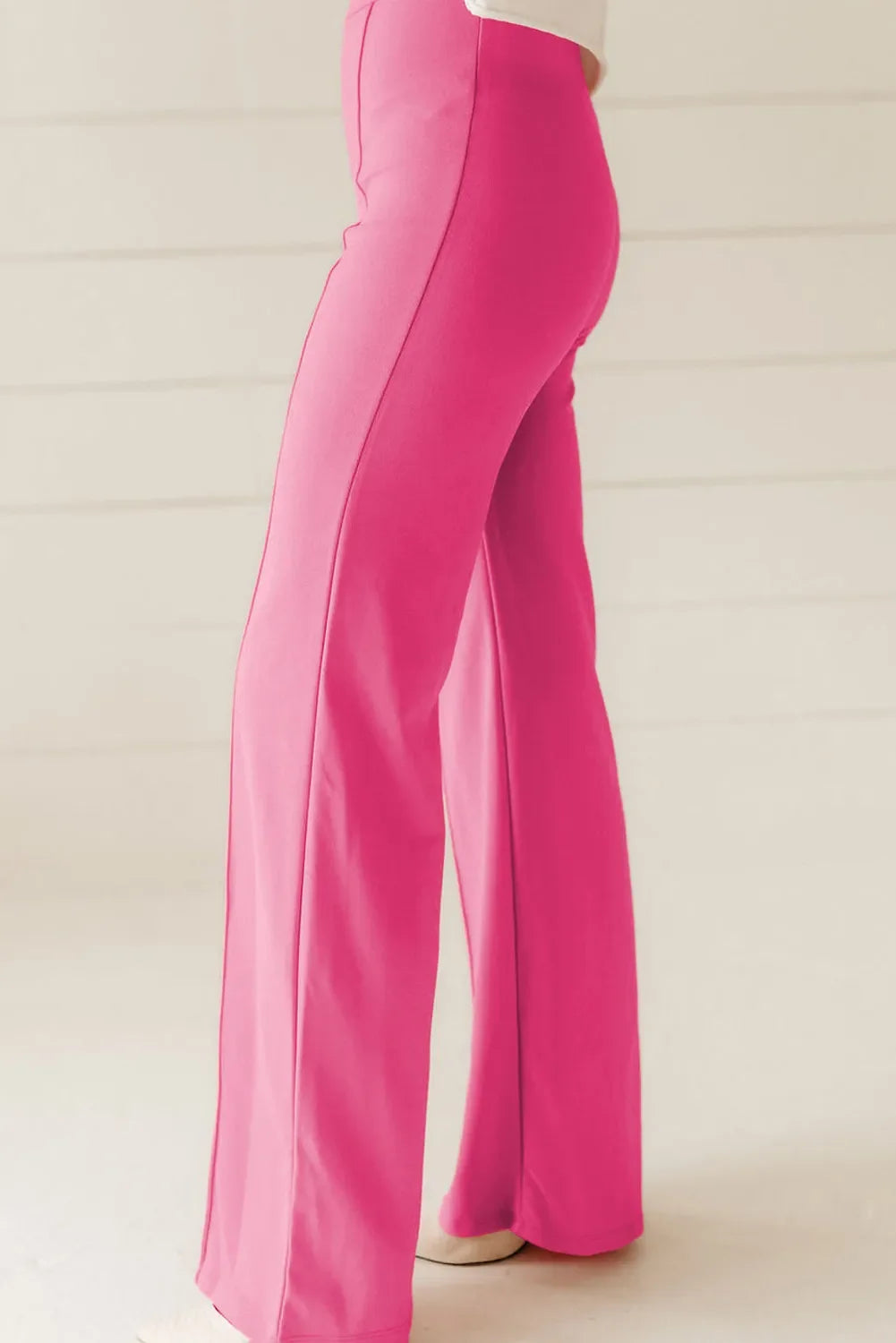 High Waist Straight Leg Pants by Wild and Free Boutique