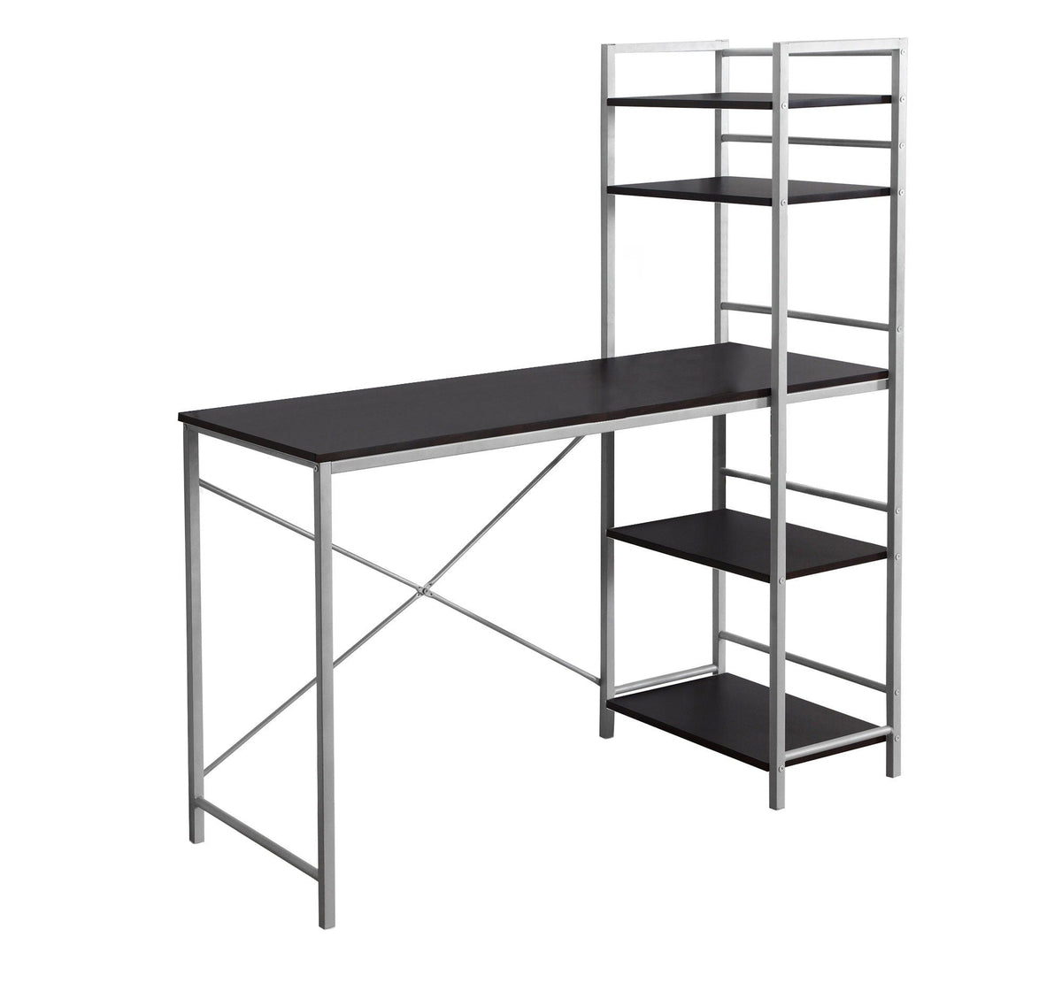 Computer Desk For Home Office, Laptop Storage Shelves by Unique Piece Furniture