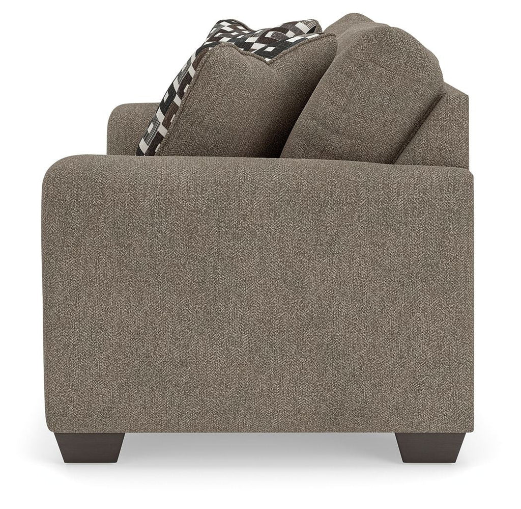 Triston-Peaks - Loveseat - Suede by Unique Piece Furniture