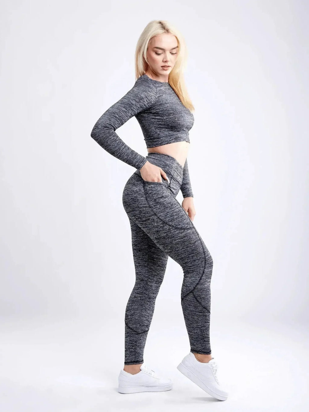 Long-Sleeve Crop Top by Femstylo