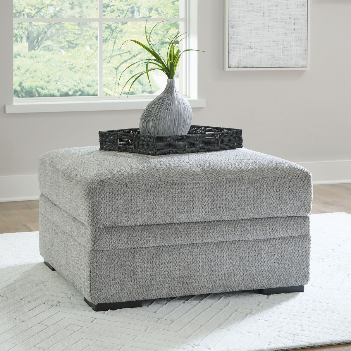 Casselbury - Ottoman With Storage - Cement by Unique Piece Furniture