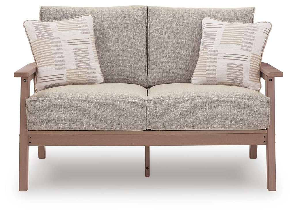 Grover Beach - Loveseat With Cushion - Driftwood by Unique Piece Furniture