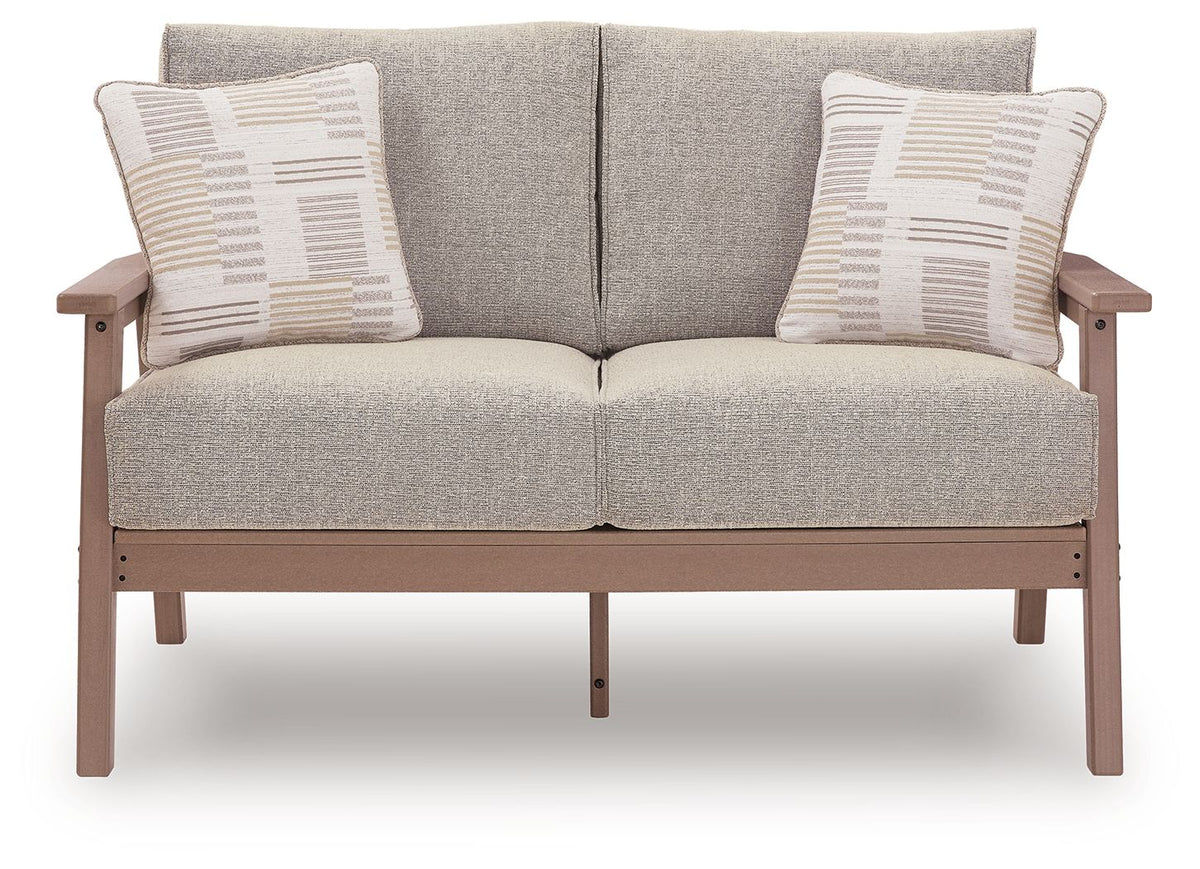 Grover Beach - Loveseat With Cushion - Driftwood by Unique Piece Furniture