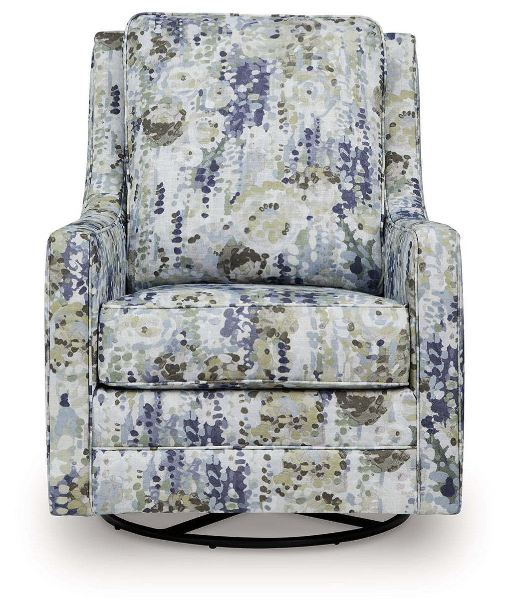 Dustinford - Swivel Glider Accent Chair - Multi by Unique Piece Furniture