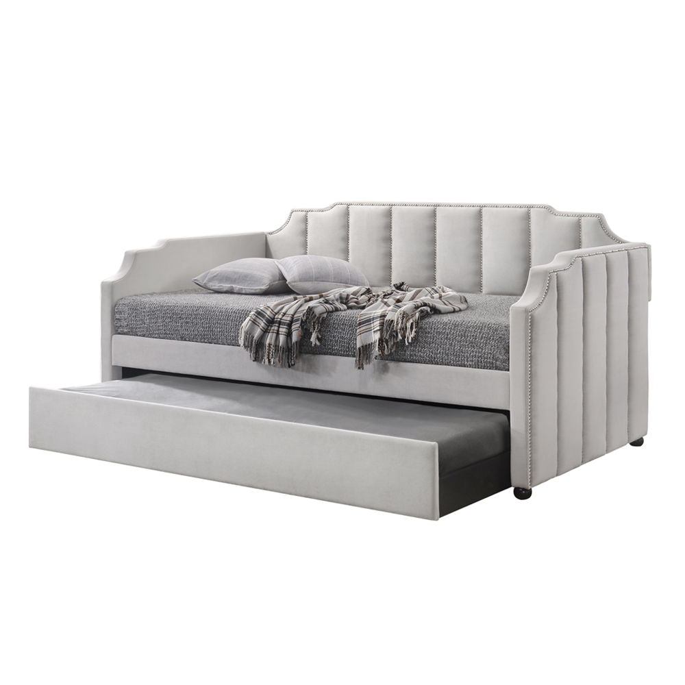 Peridot - Twin Daybed With Trundle - Dove Gray by Unique Piece Furniture