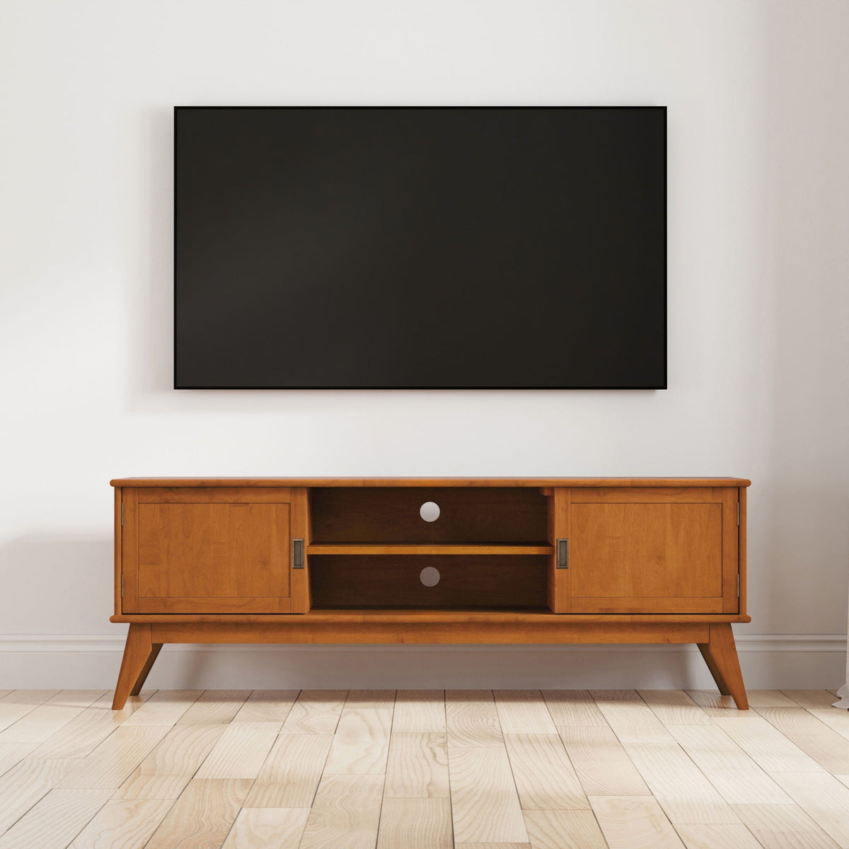 Draper - Handcrafted Mid Century Low TV Media Stand by Unique Piece Furniture