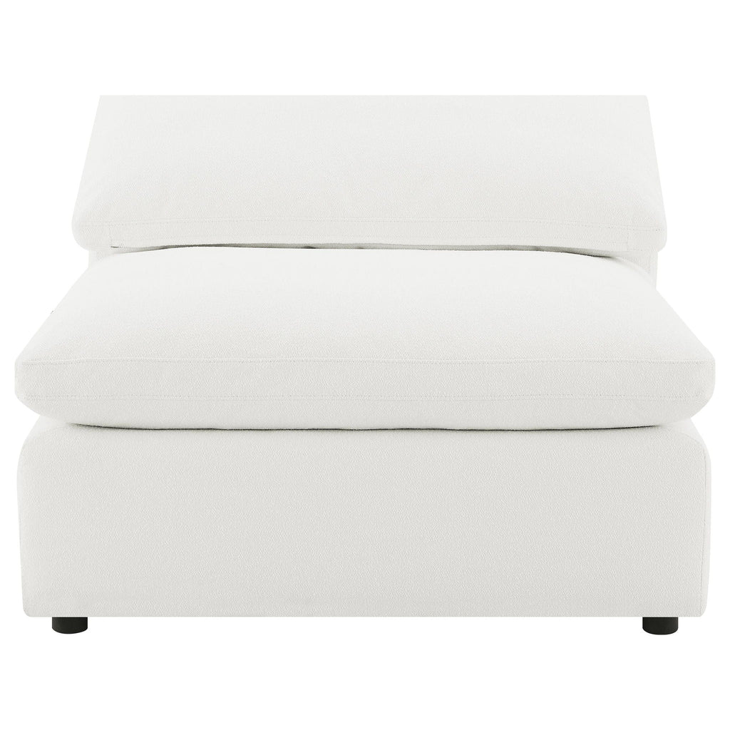 Raleigh 5-piece Boucle Upholstered Modular Sectional Ivory by Unique Piece Furniture