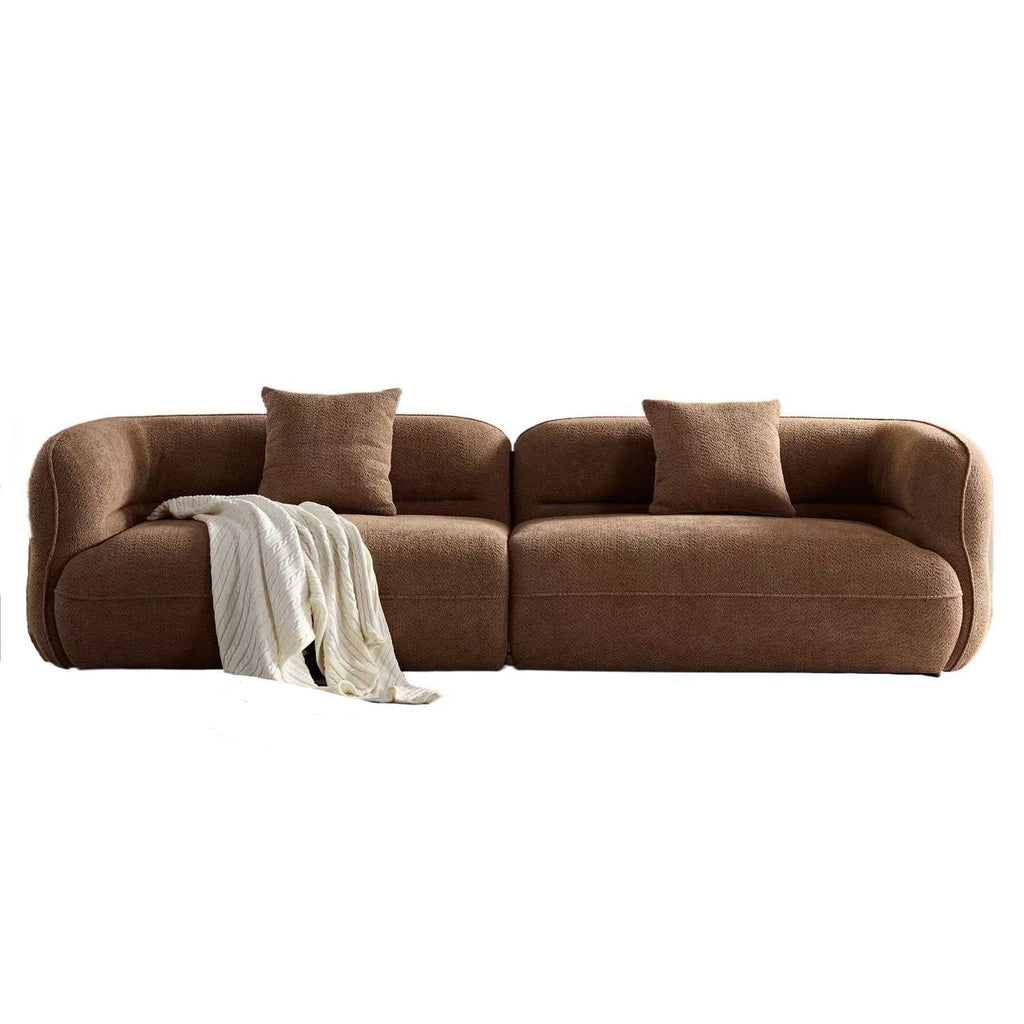 Sectional Sofa With Durable Fabric, Solid Wood Frame, And High Density Sponge Fill by Unique Piece Furniture