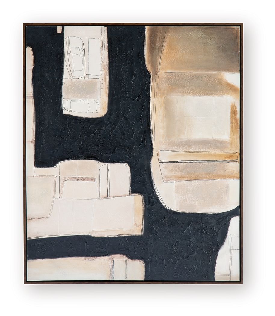 Feyville - Wall Art - Black / Brown / Cream by Unique Piece Furniture