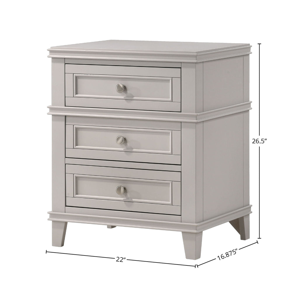 3 Drawer Nightstand With USB by Unique Piece Furniture