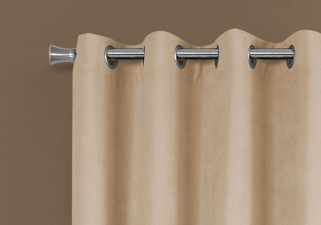 2 Pieces Set, Curtain Panel, Room Darkening, Grommet by Unique Piece Furniture