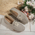 Women’s Comfortable PU Flat Shoes | Soft All-Matching Casual Flats by FitiqueFit