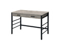 Disho - Weathered Writing Desk With USB - Oak by Unique Piece Furniture