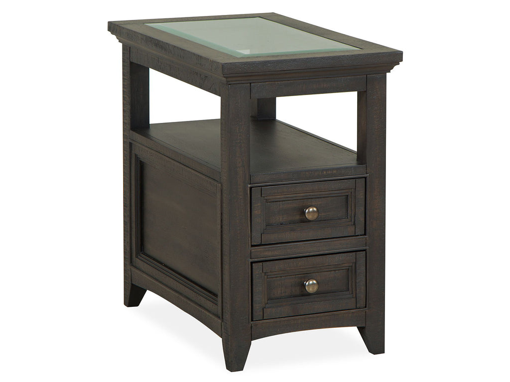 Westley Falls - Chairside End Table - Graphite by Unique Piece Furniture