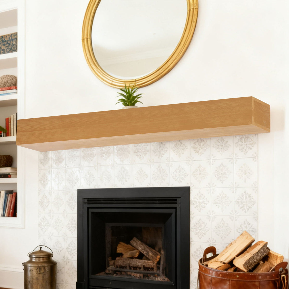 Fireplace Mantel Floating Shelf For Home Decor by Unique Piece Furniture