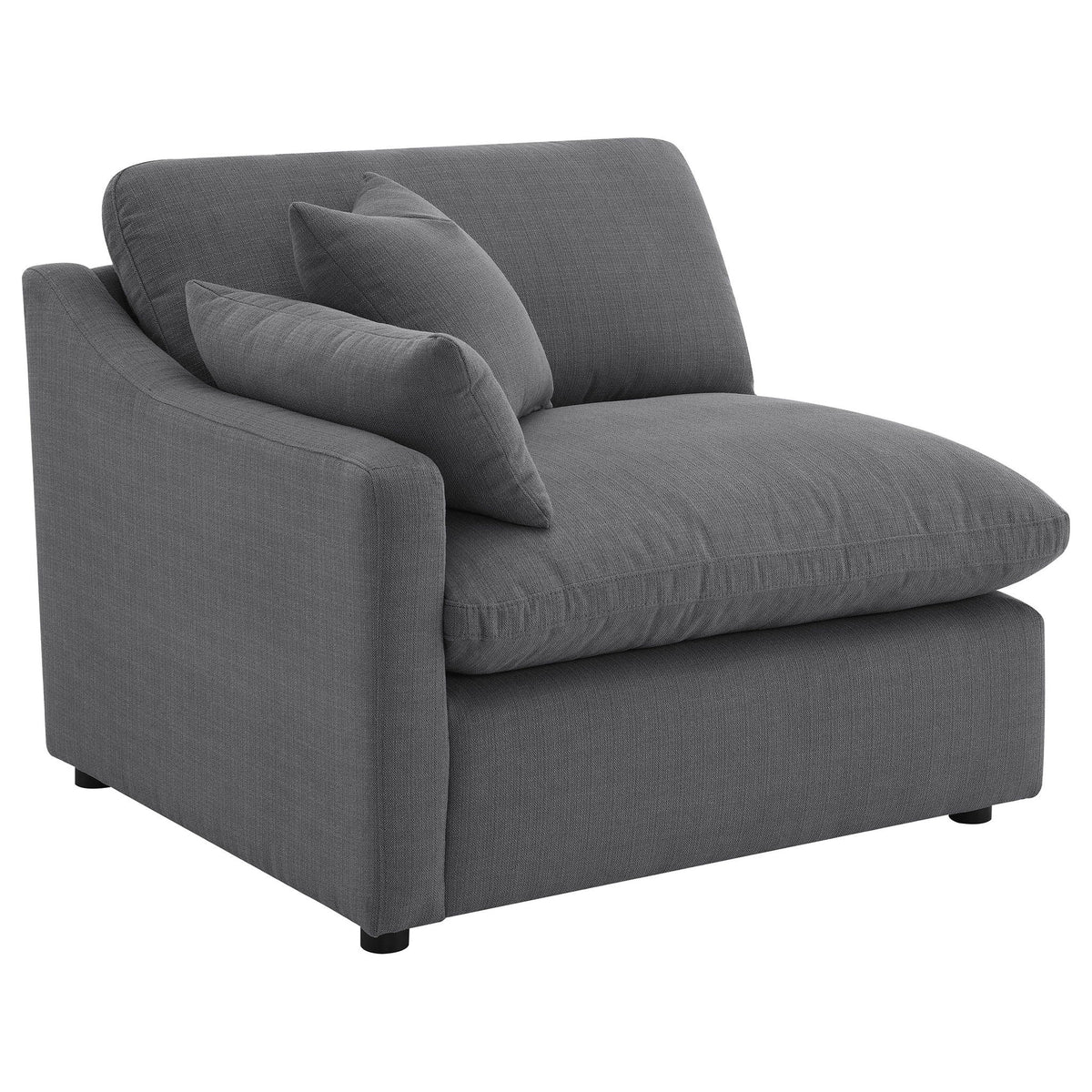 Hobson 5-piece Upholstered Modular Sectional Sofa Charcoal by Unique Piece Furniture