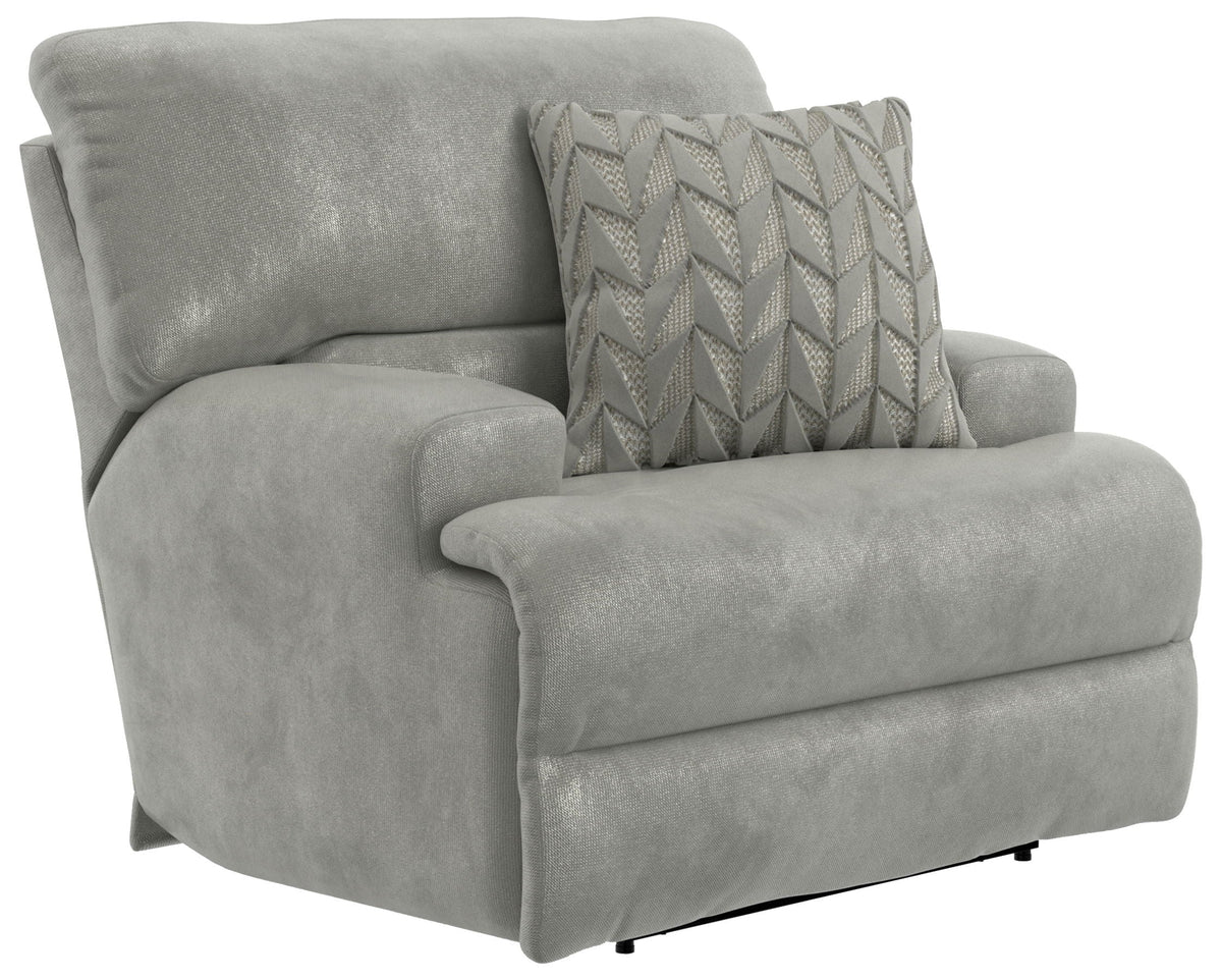 Renaldo - Power Recliner With Zero Gravity Recline - Stone by Unique Piece Furniture