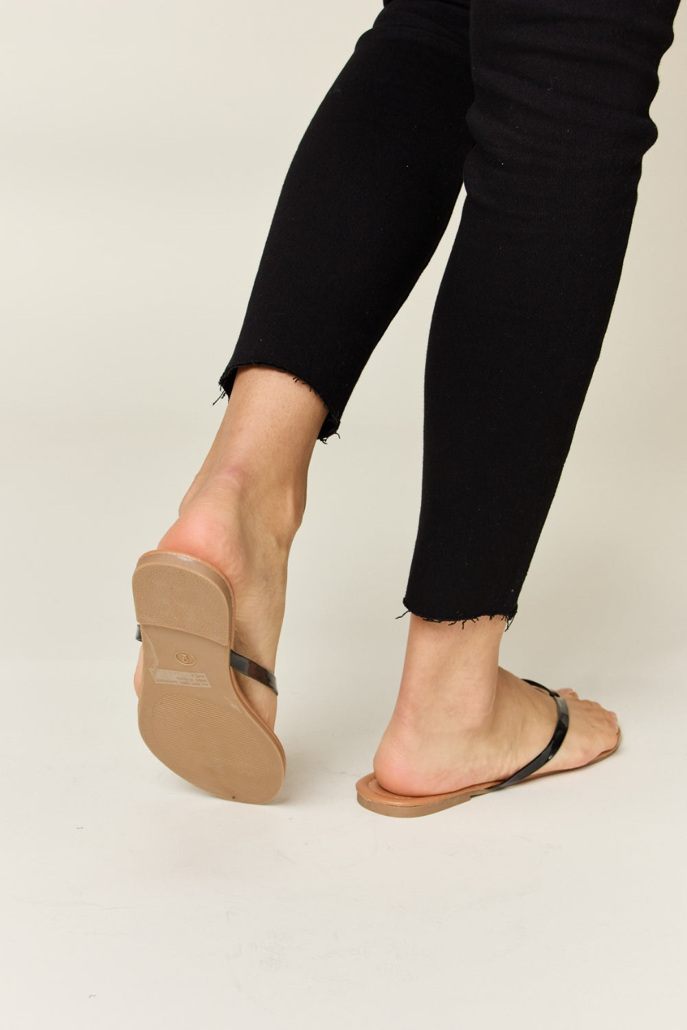 WILD DIVA PU Leather Open Toe Sandals by Wild and Free Boutique